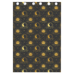 Vintage Celestial Pattern Print Curtain