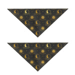 Vintage Celestial Pattern Print Dog Bandana