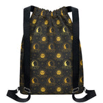 Vintage Celestial Pattern Print Drawstring Backpack