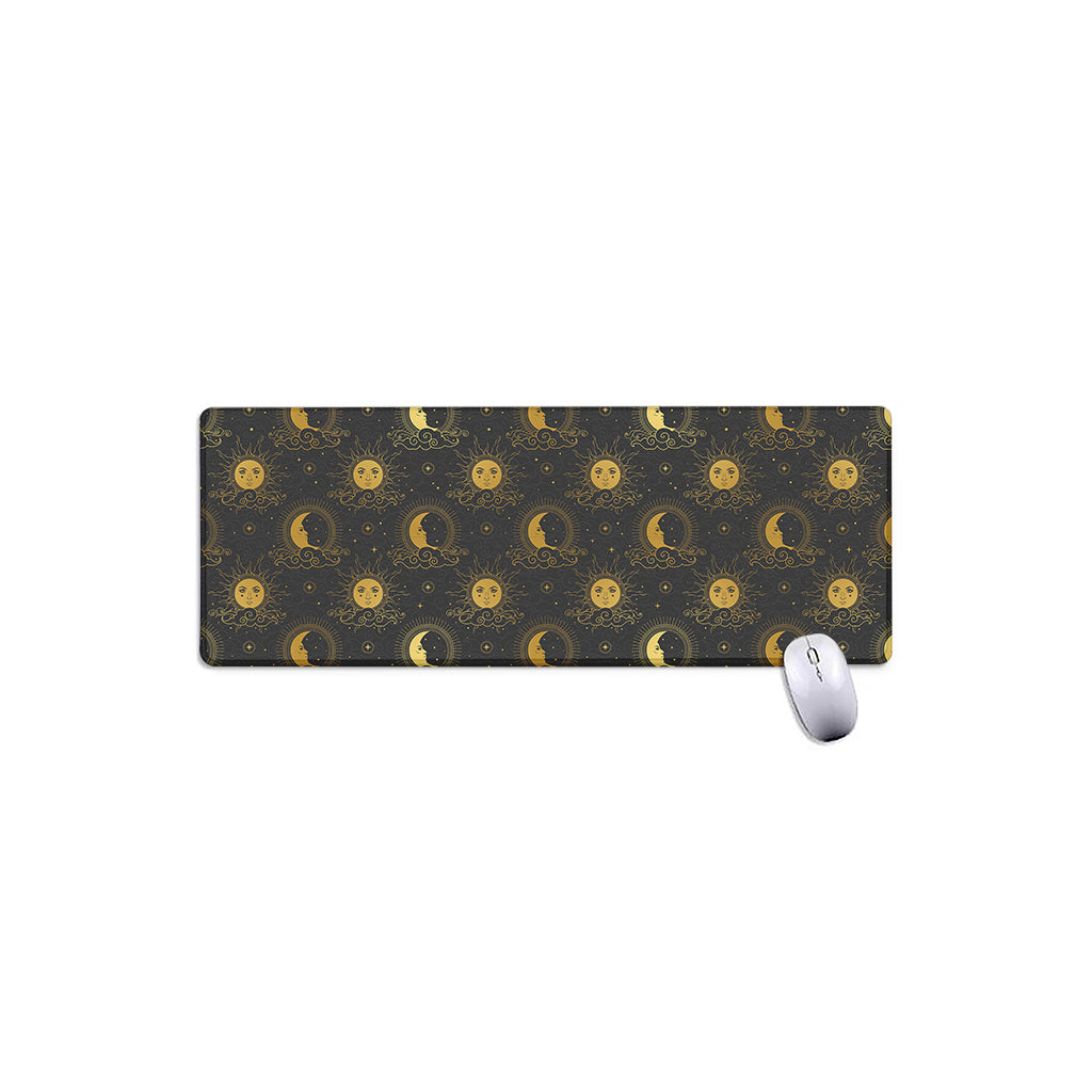Vintage Celestial Pattern Print Extended Mouse Pad