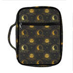 Vintage Celestial Pattern Print Front Pocket Bible Bag