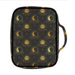 Vintage Celestial Pattern Print Front Pocket Bible Bag