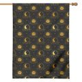 Vintage Celestial Pattern Print House Flag
