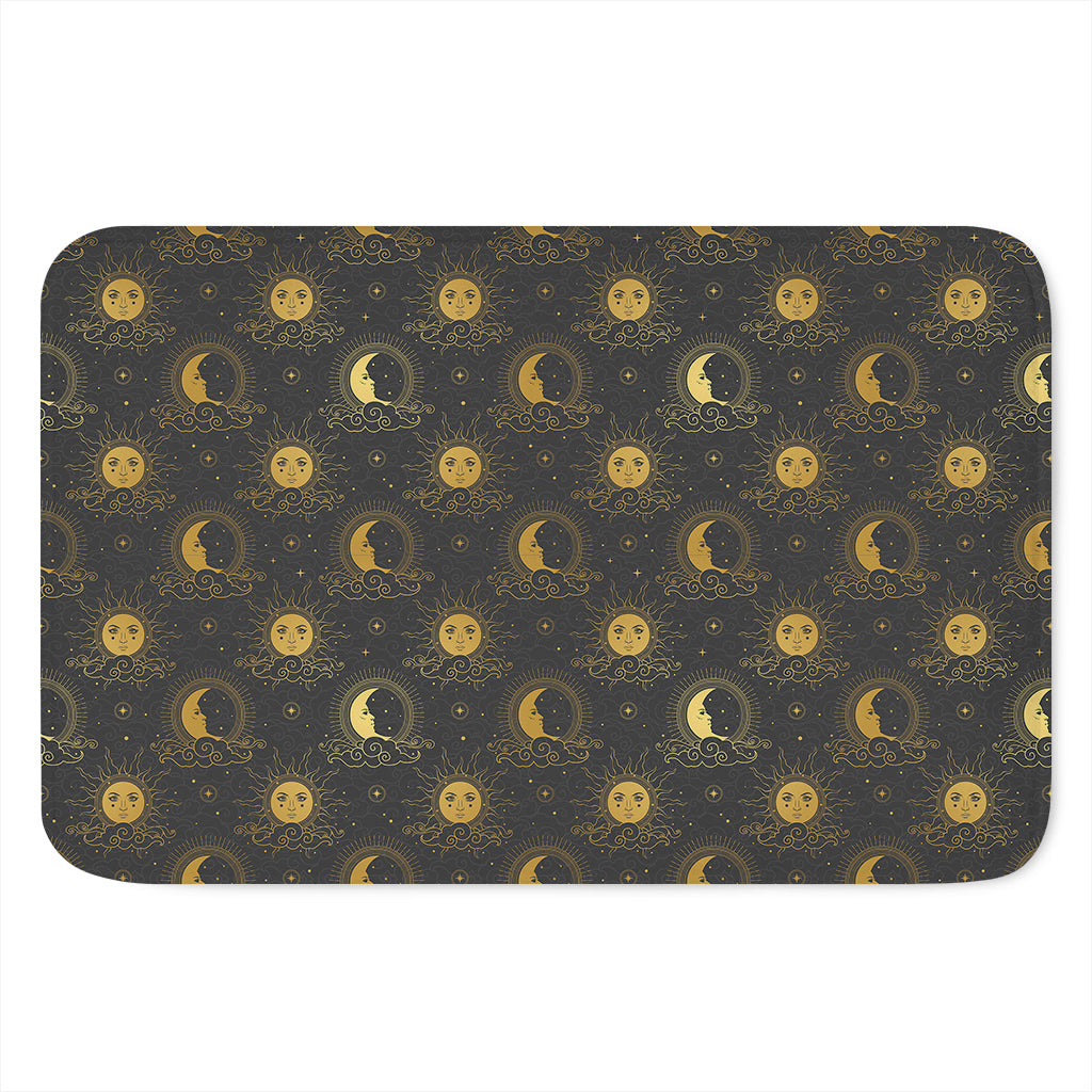 Vintage Celestial Pattern Print Indoor Door Mat
