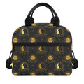 Vintage Celestial Pattern Print Insulated Lunch Bag