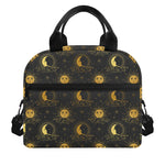 Vintage Celestial Pattern Print Insulated Lunch Bag