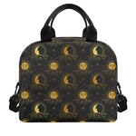 Vintage Celestial Pattern Print Insulated Lunch Bag