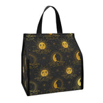 Vintage Celestial Pattern Print Insulated Lunch Tote