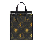 Vintage Celestial Pattern Print Insulated Lunch Tote