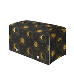 Vintage Celestial Pattern Print Leather Tissue Box Cover