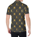 Vintage Celestial Pattern Print Men's Shirt