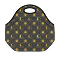 Vintage Celestial Pattern Print Neoprene Lunch Bag