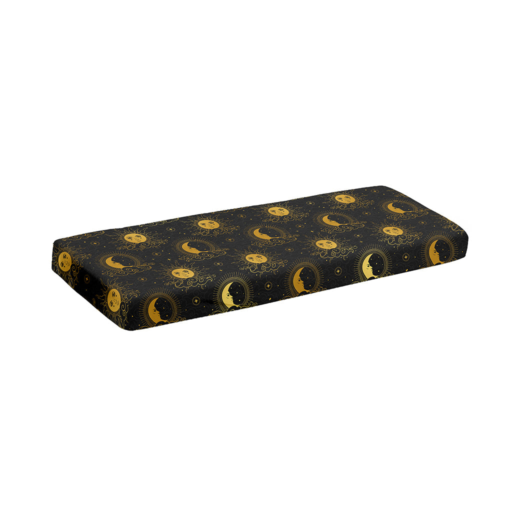 Vintage Celestial Pattern Print Piano Keyboard Cover
