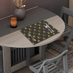 Vintage Celestial Pattern Print Placemat