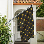 Vintage Celestial Pattern Print Polyester Flag