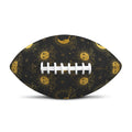 Vintage Celestial Pattern Print Rugby Ball