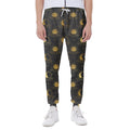 Vintage Celestial Pattern Print Joggers