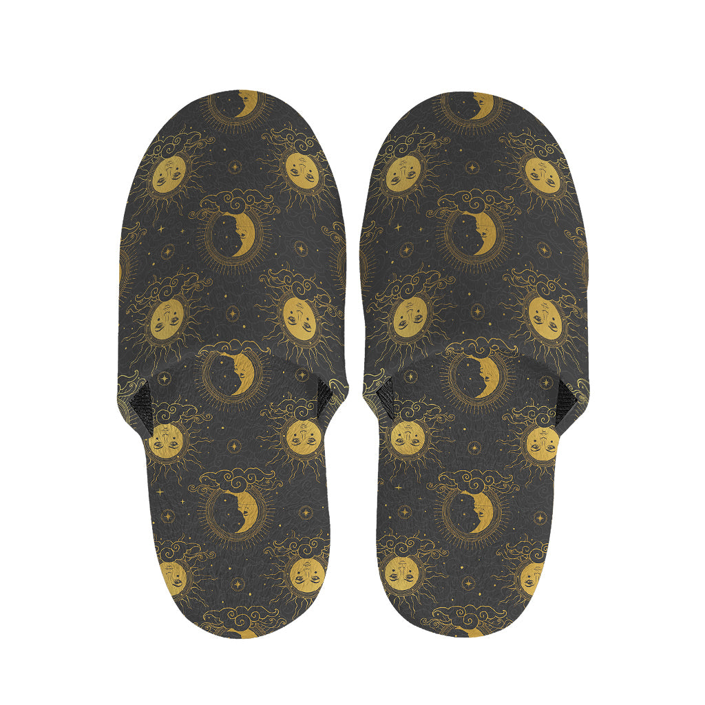 Vintage Celestial Pattern Print Slippers
