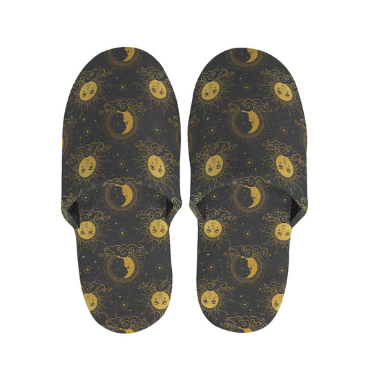 Vintage Celestial Pattern Print Slippers