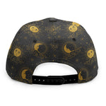 Vintage Celestial Pattern Print Snapback Cap