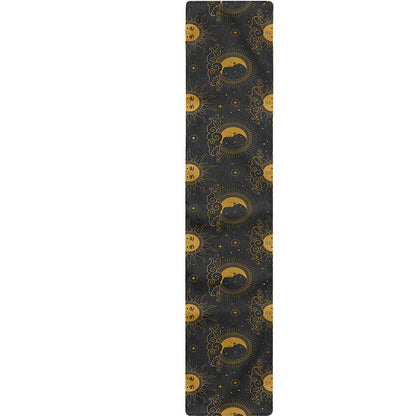 Vintage Celestial Pattern Print Table Runner