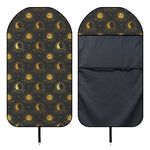 Vintage Celestial Pattern Print Waterproof Car Seat Cover