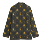 Vintage Celestial Pattern Print Women's Blazer