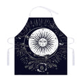 Vintage Celestial Sun Print Adjustable Apron
