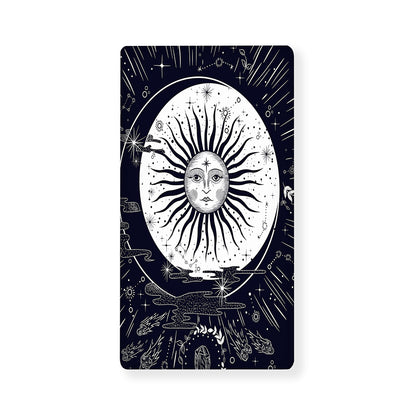 Vintage Celestial Sun Print Baby Crib Sheet