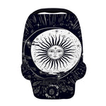 Vintage Celestial Sun Print Baby Seat Cover