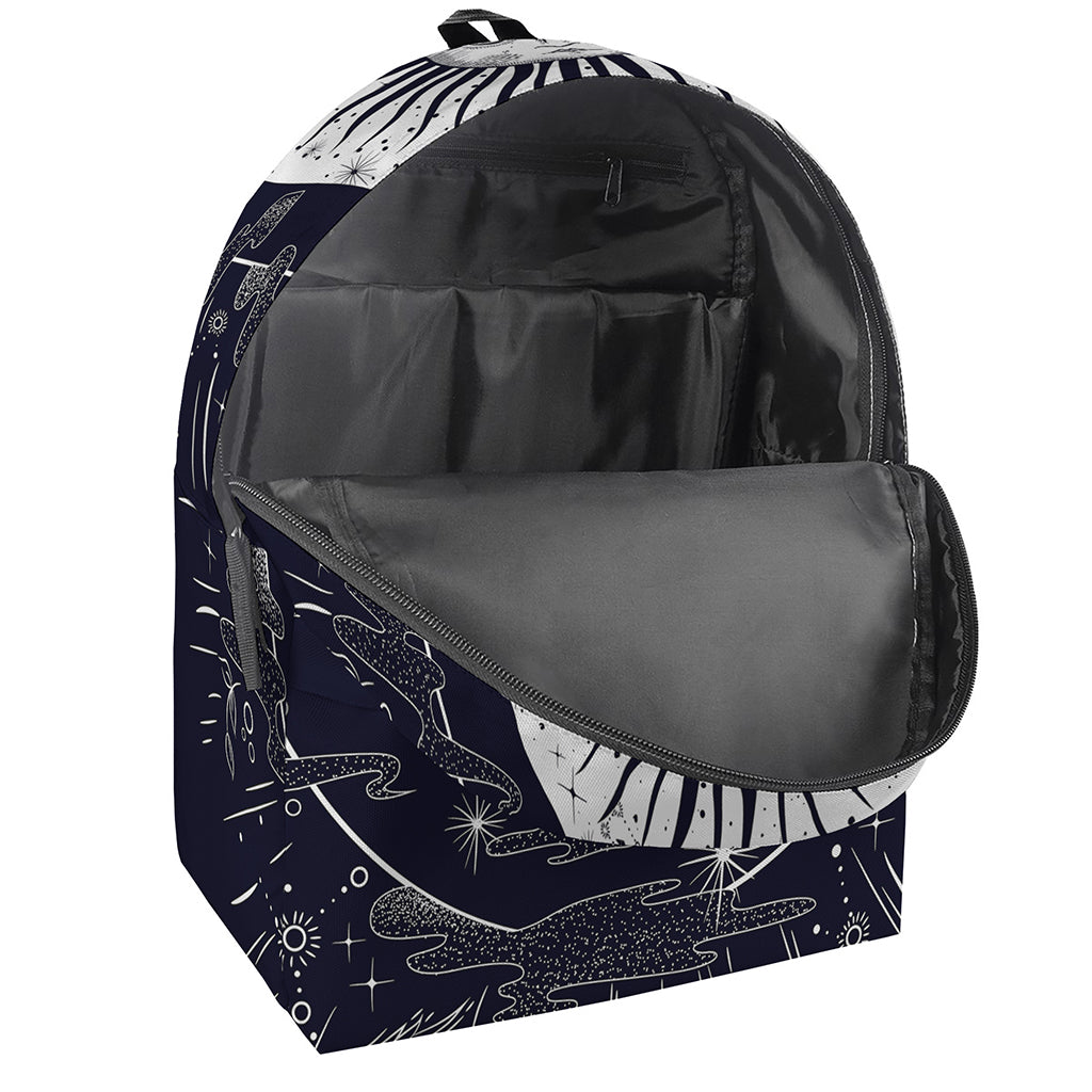 Vintage Celestial Sun Print Backpack