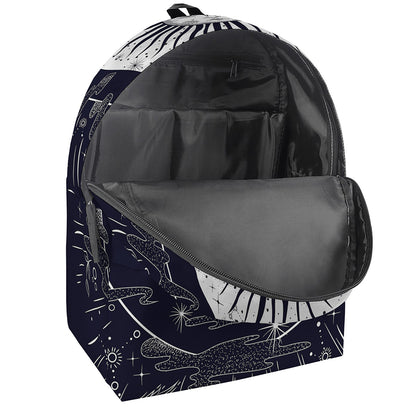 Vintage Celestial Sun Print Backpack