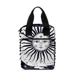 Vintage Celestial Sun Print Bible Tote Bag