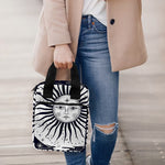 Vintage Celestial Sun Print Bible Tote Bag