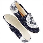 Vintage Celestial Sun Print Casual Shoes