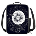 Vintage Celestial Sun Print Crossbody Lunch Bag
