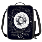 Vintage Celestial Sun Print Crossbody Lunch Bag