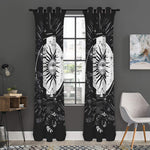Vintage Celestial Sun Print Curtain