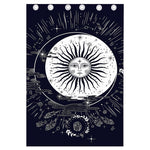 Vintage Celestial Sun Print Curtain