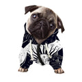 Vintage Celestial Sun Print Dog Zip Up Hoodie