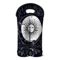 Vintage Celestial Sun Print Double Neoprene Wine Tote