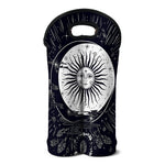 Vintage Celestial Sun Print Double Neoprene Wine Tote