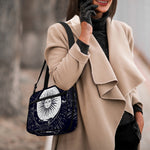 Vintage Celestial Sun Print Double Strap Bible Bag