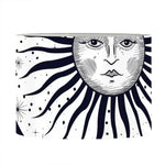 Vintage Celestial Sun Print Drum Lamp Shade