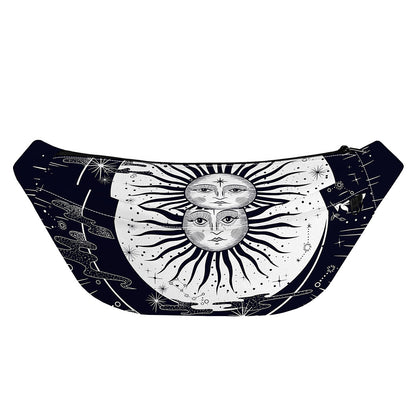 Vintage Celestial Sun Print Fanny Pack