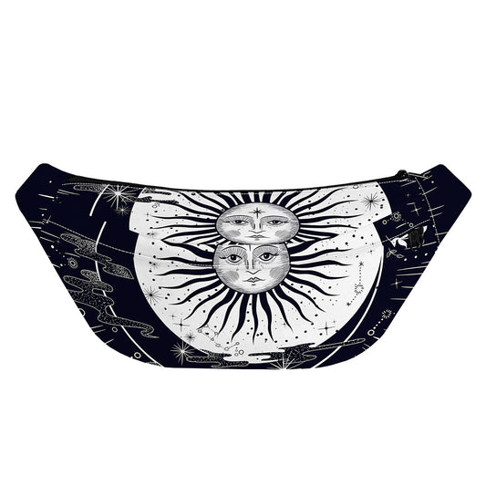 Vintage Celestial Sun Print Fanny Pack