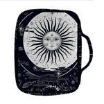 Vintage Celestial Sun Print Front Pocket Bible Bag