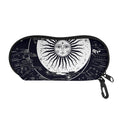 Vintage Celestial Sun Print Glasses Case