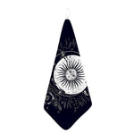 Vintage Celestial Sun Print Hand Towel