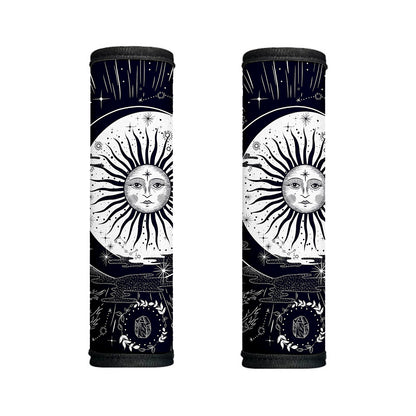 Vintage Celestial Sun Print Handle Covers
